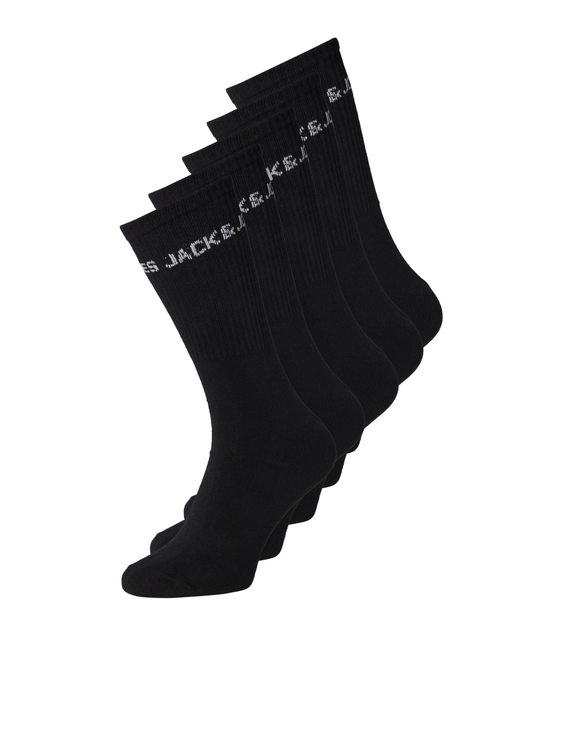JACBASIC LOGO TENNIS SOCK 5 PACK